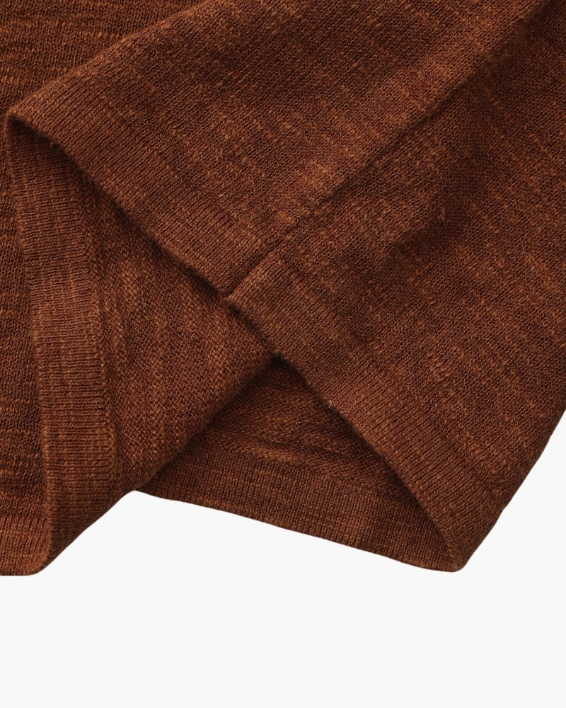 Linen Cotton Essential Crewneck - Iron & Oak
