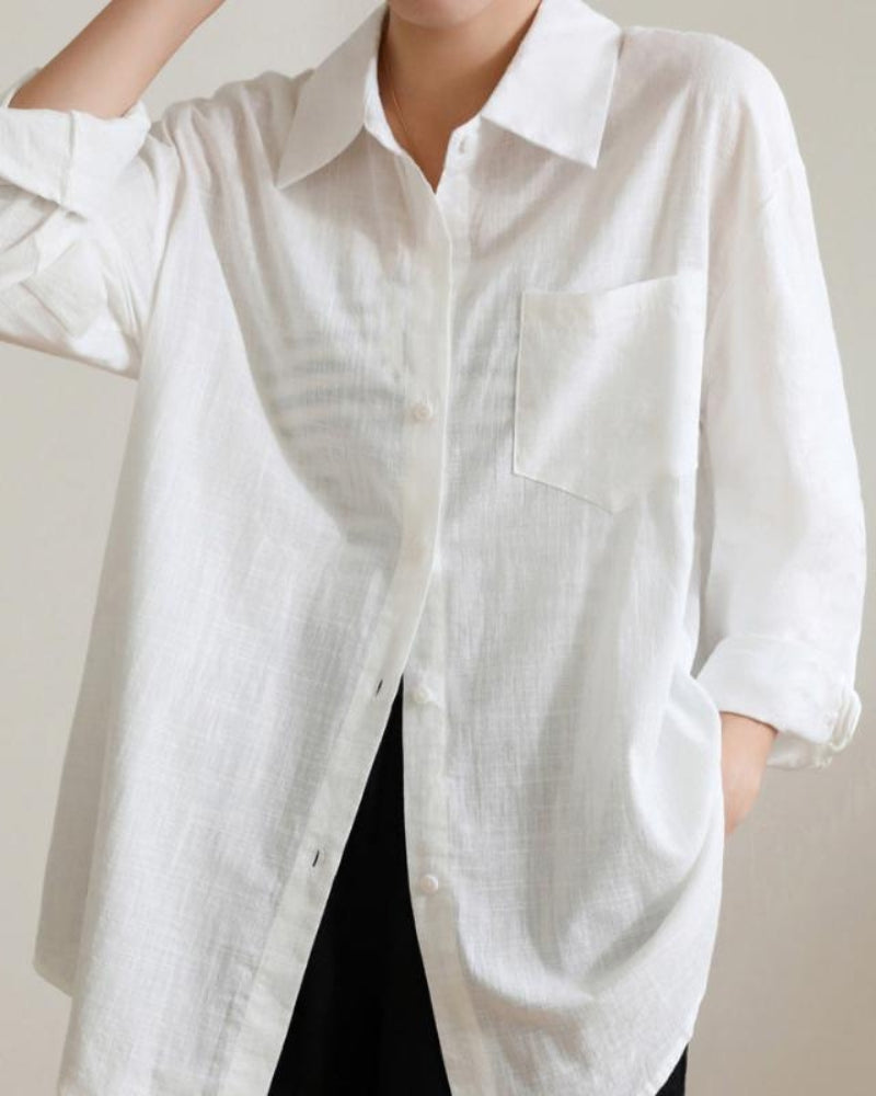 Estate Lady Linen Shirt - Iron & Oak