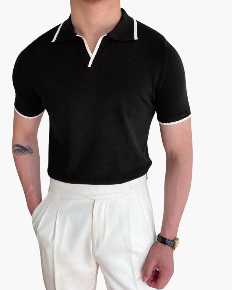 Monaco Edge Polo - Iron & Oak