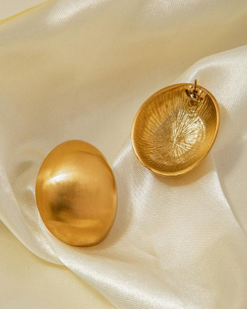 Orova Shield Earrings - Iron & Oak