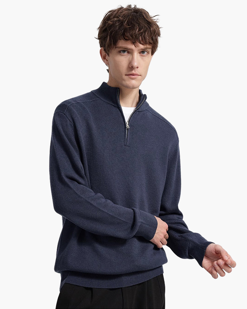 100% Merino Wool Zip Up - Iron & Oak