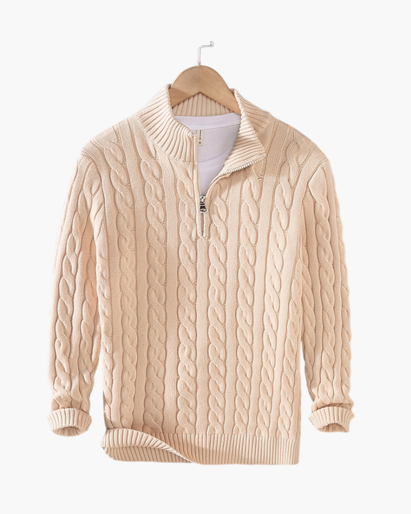 Verbier Half Zip Sweater - Iron & Oak