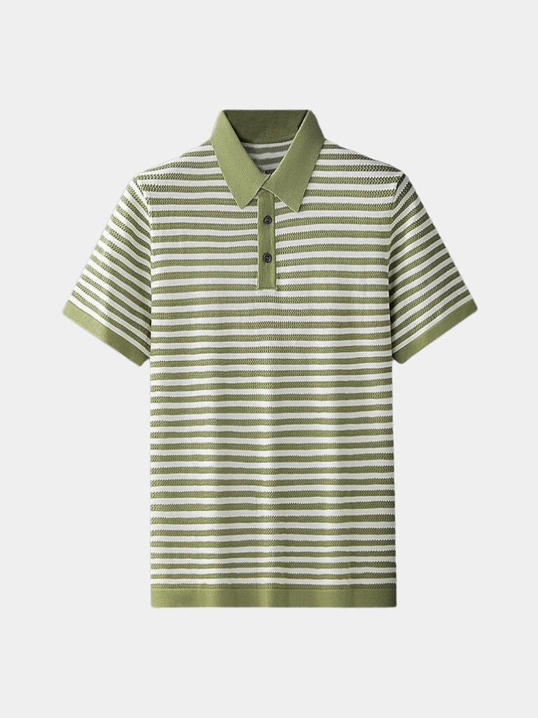 Stripe Class Polo - Iron & Oak