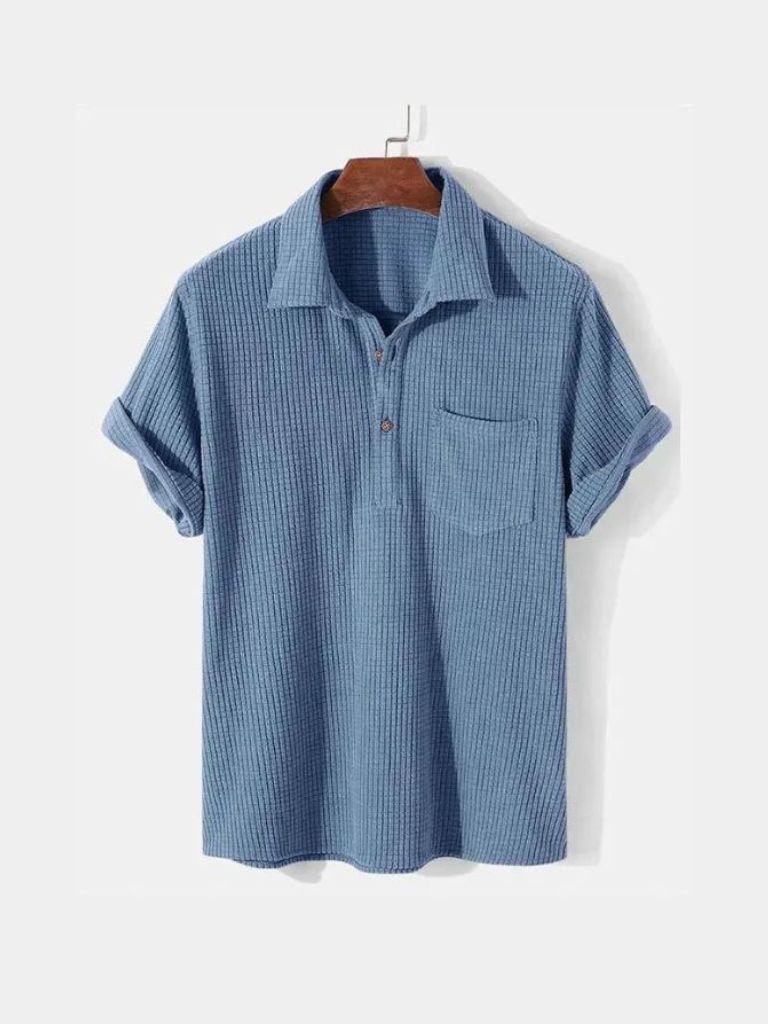 Textured Short Sleeve Shirt - Iron & Oak