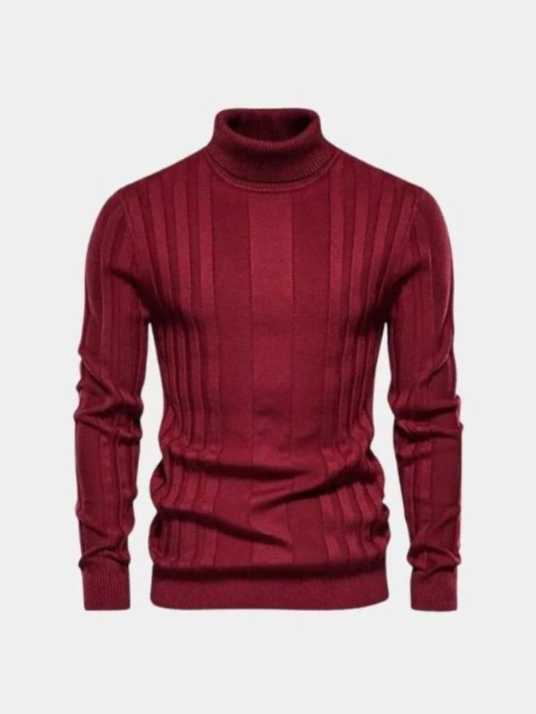 Turtleneck Knitwear Pullover Sweater - Iron & Oak