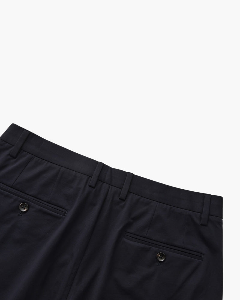 Wool Blend Trousers - Iron & Oak