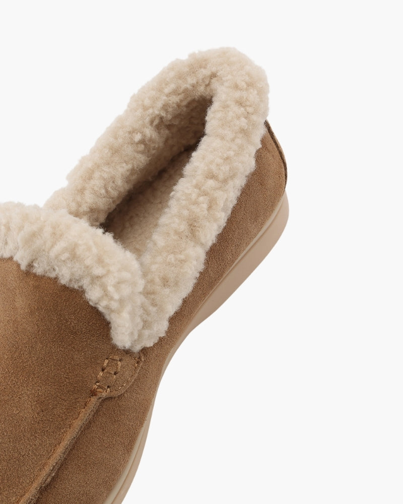 Fur-Lined Premium Loafers - Iron & Oak