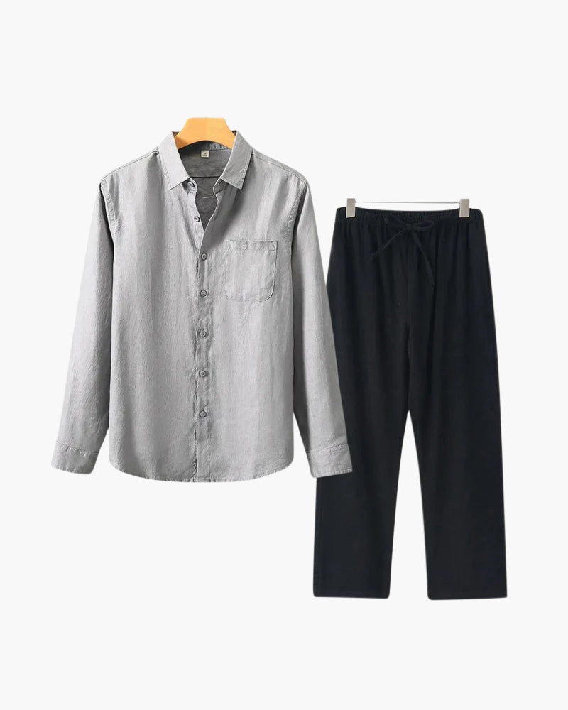Linen Combo (Longsleeve) - Iron & Oak