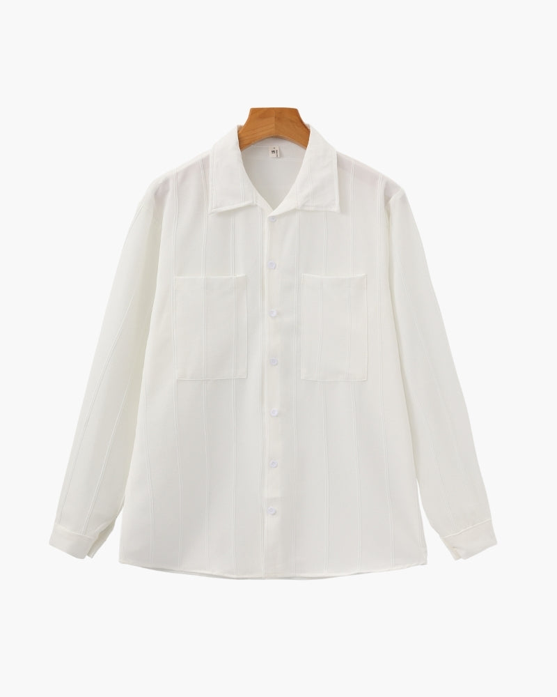 ST Tropez Ribbed Shirt - Iron & Oak