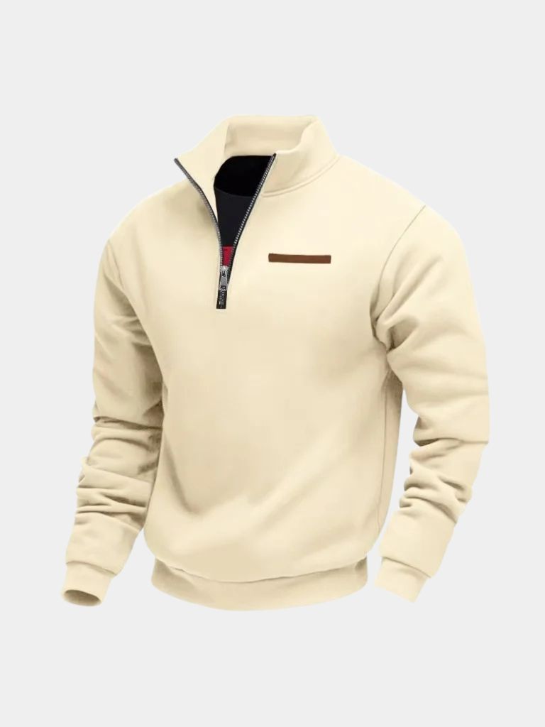 Slate Urban High Collar Pullover - Iron & Oak