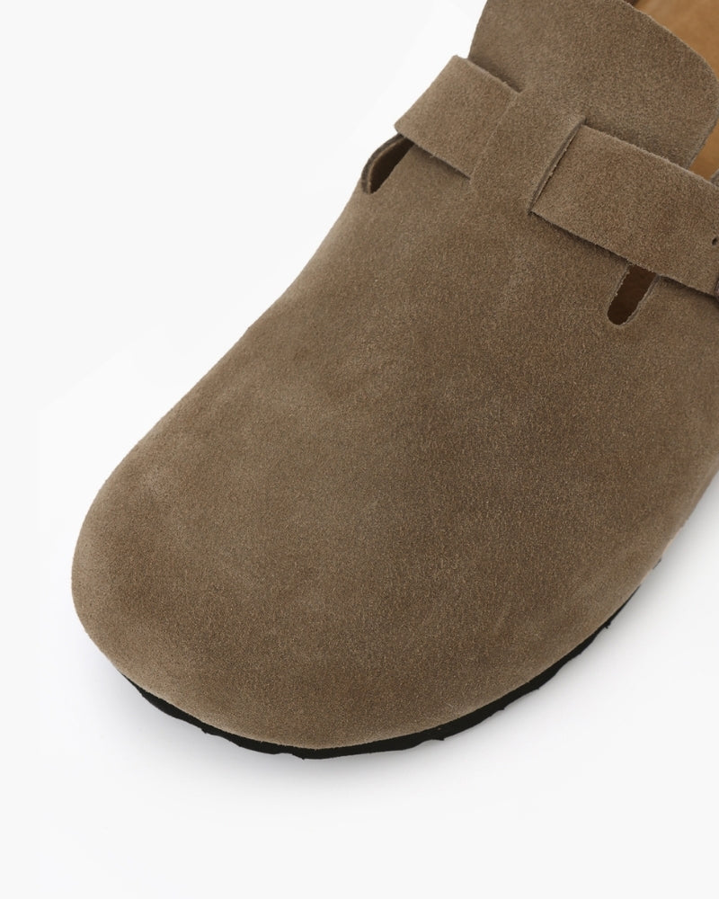 Suede Clogs - Iron & Oak
