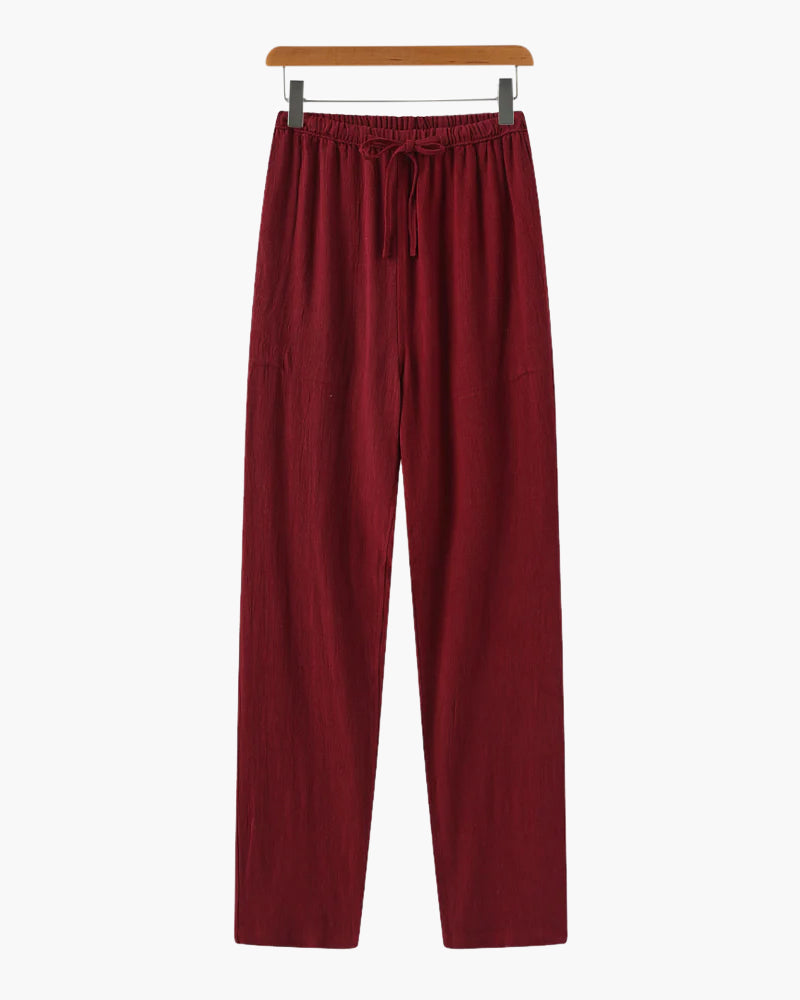 Marrakech - Linen Pantalon (Slim Fit) - Iron & Oak