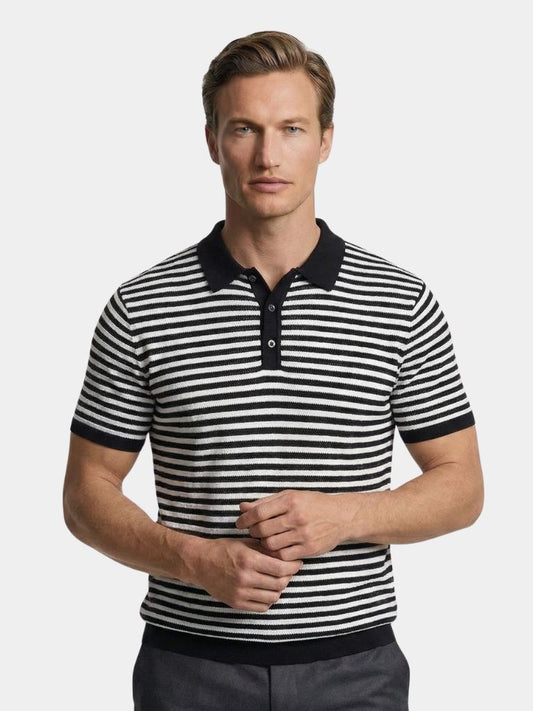 Stripe Class Polo - Iron & Oak