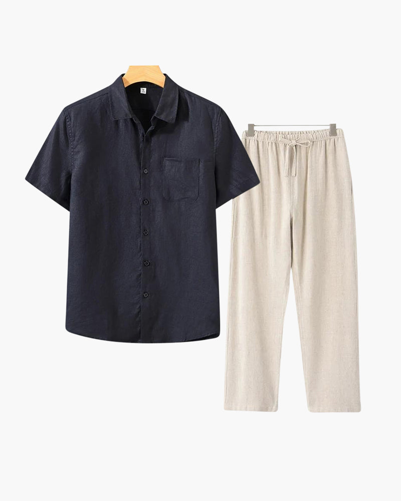 Linen Combo (Shortsleeve) - Iron & Oak
