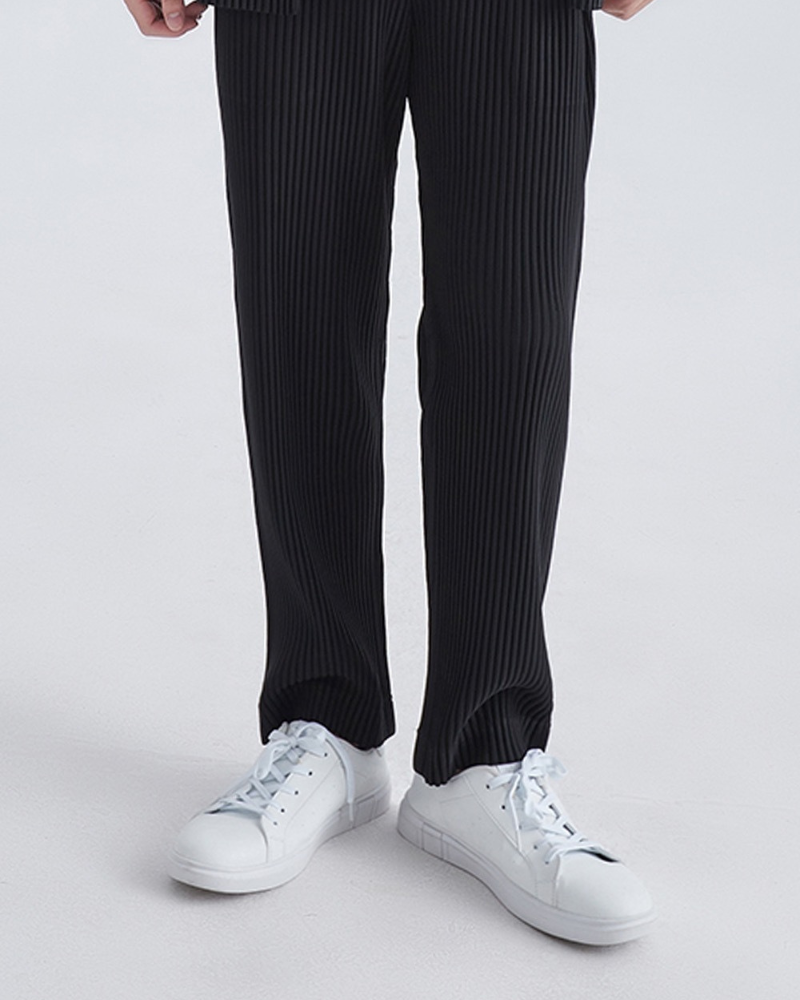 Ribbed Cotton Pantalon - Iron & Oak