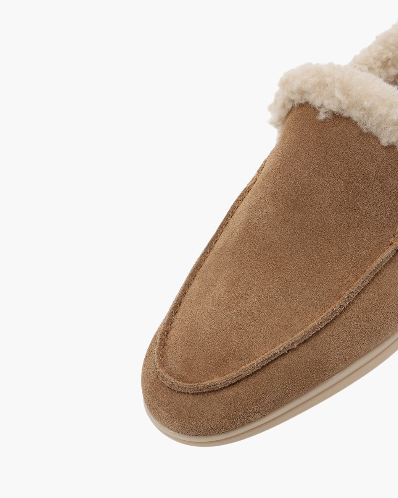 Fur-Lined Premium Loafers - Iron & Oak