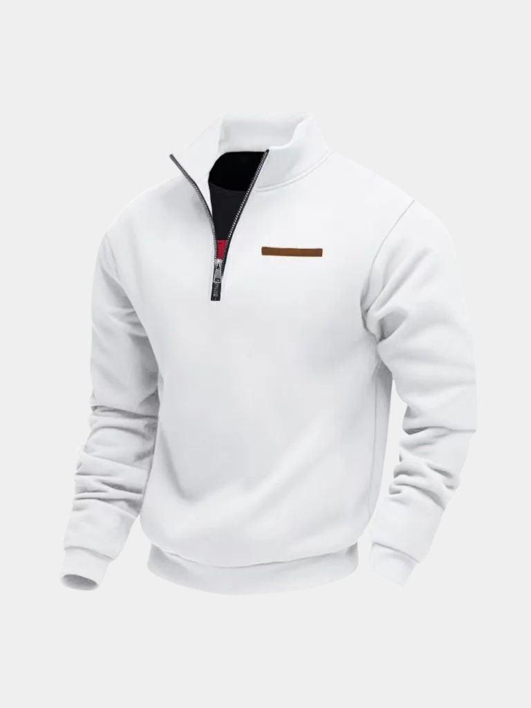 Slate Urban High Collar Pullover - Iron & Oak