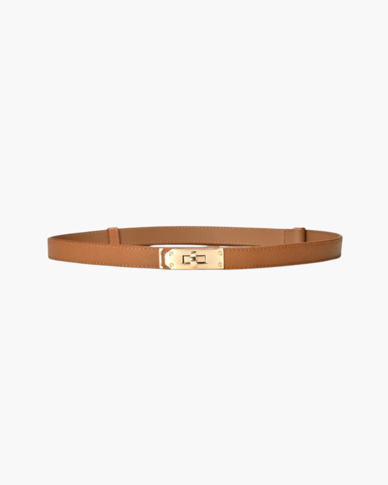 Vintage Slim Belt - Iron & Oak