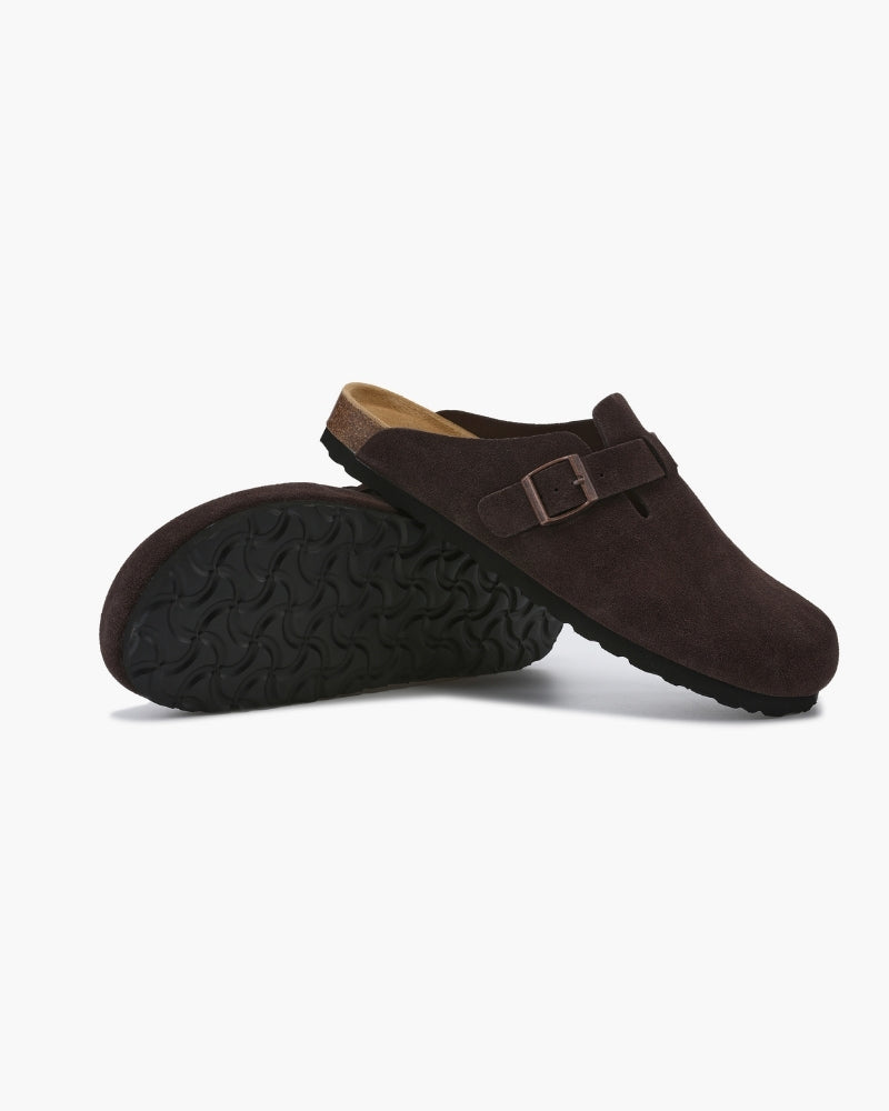 Suede Clogs - Iron & Oak