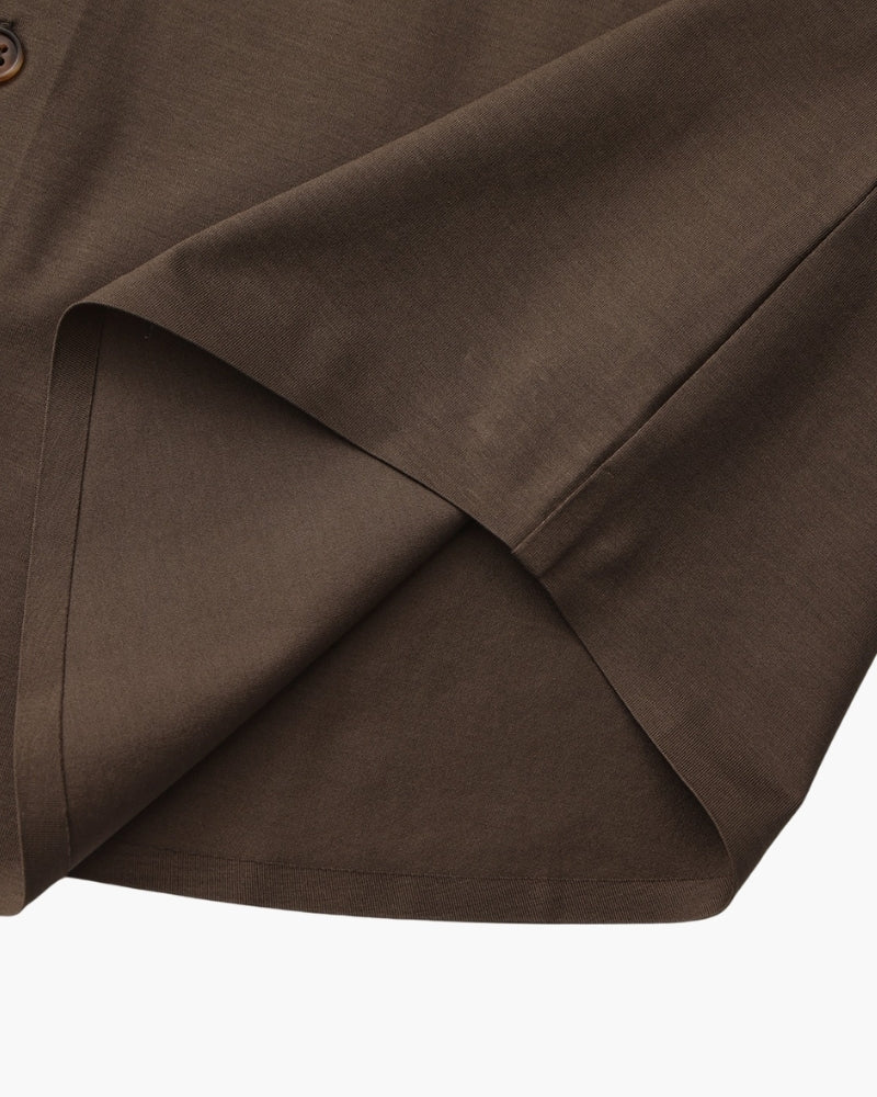 Tailored Cotton Flex Shirt - Iron & Oak