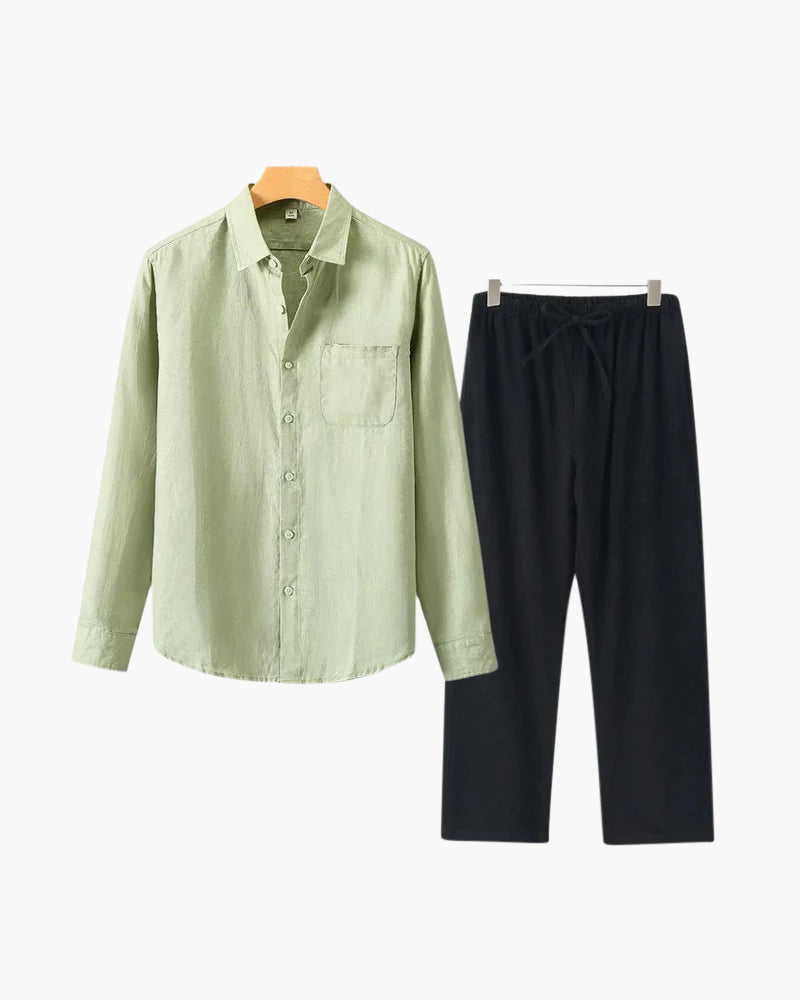 Linen Combo (Longsleeve) - Iron & Oak