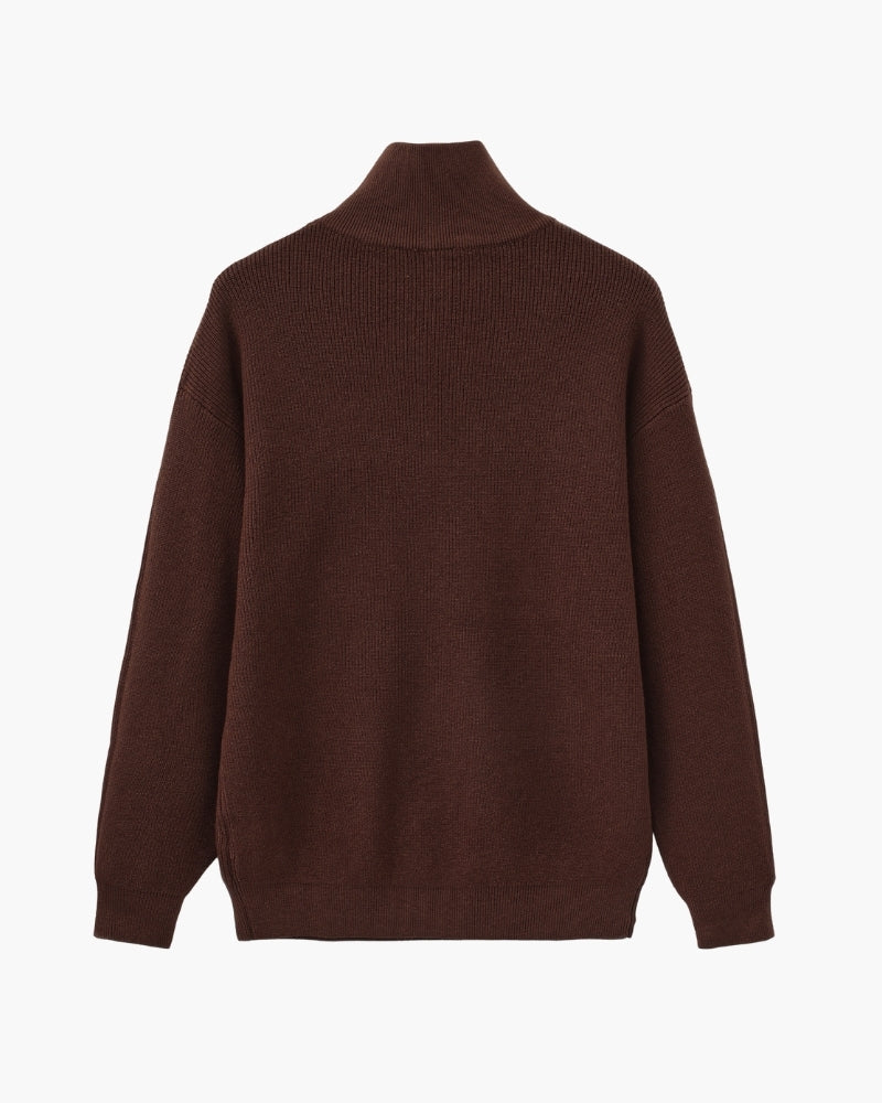 Refined Half-Zip Knit Pullover - Iron & Oak