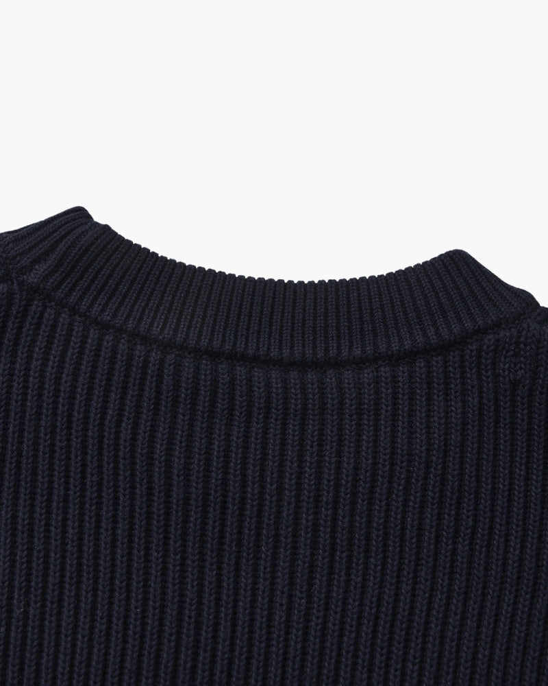Rib Knit Crewneck - Iron & Oak