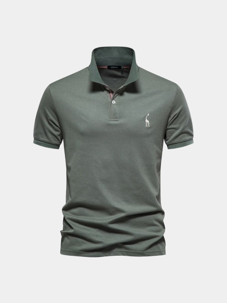 Signature Crest Polo - Iron & Oak
