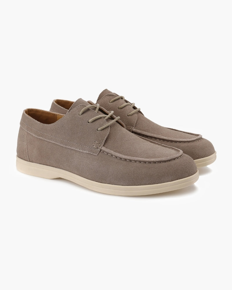 Premium Suede Lace Shoes - Iron & Oak