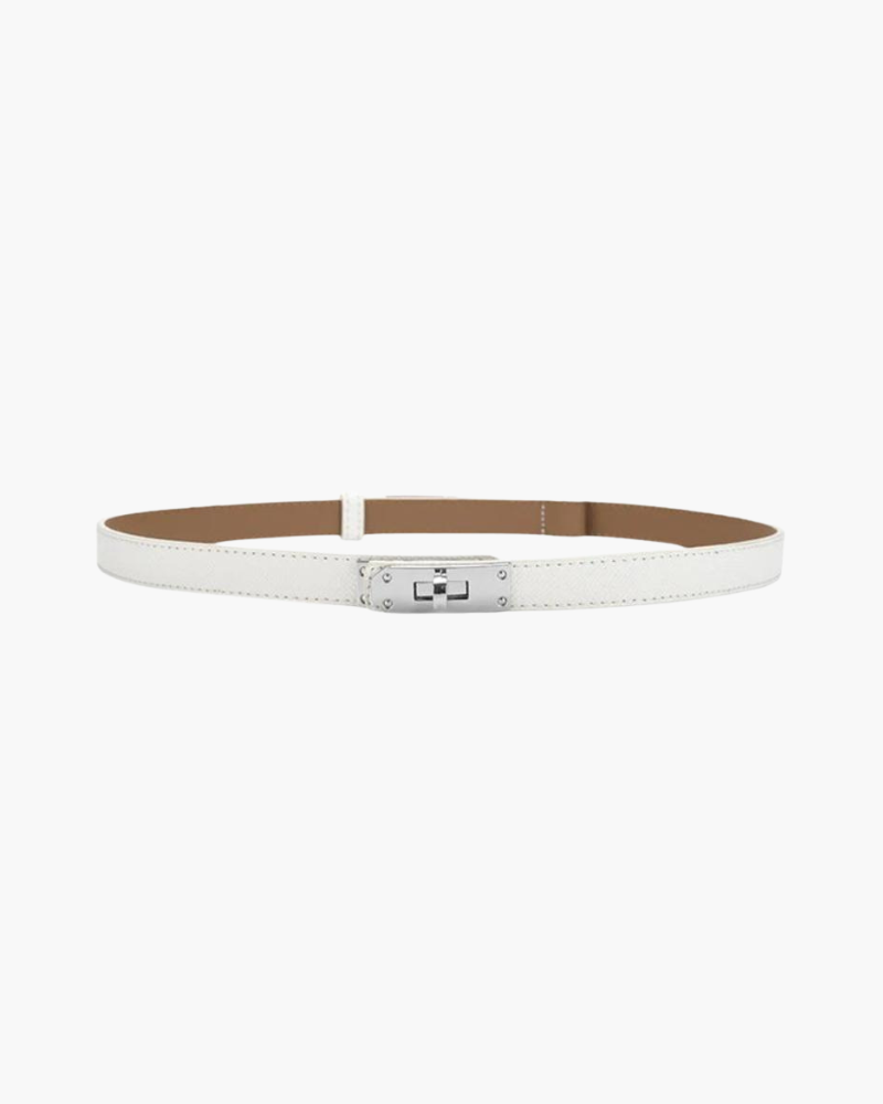Vintage Slim Belt - Iron & Oak