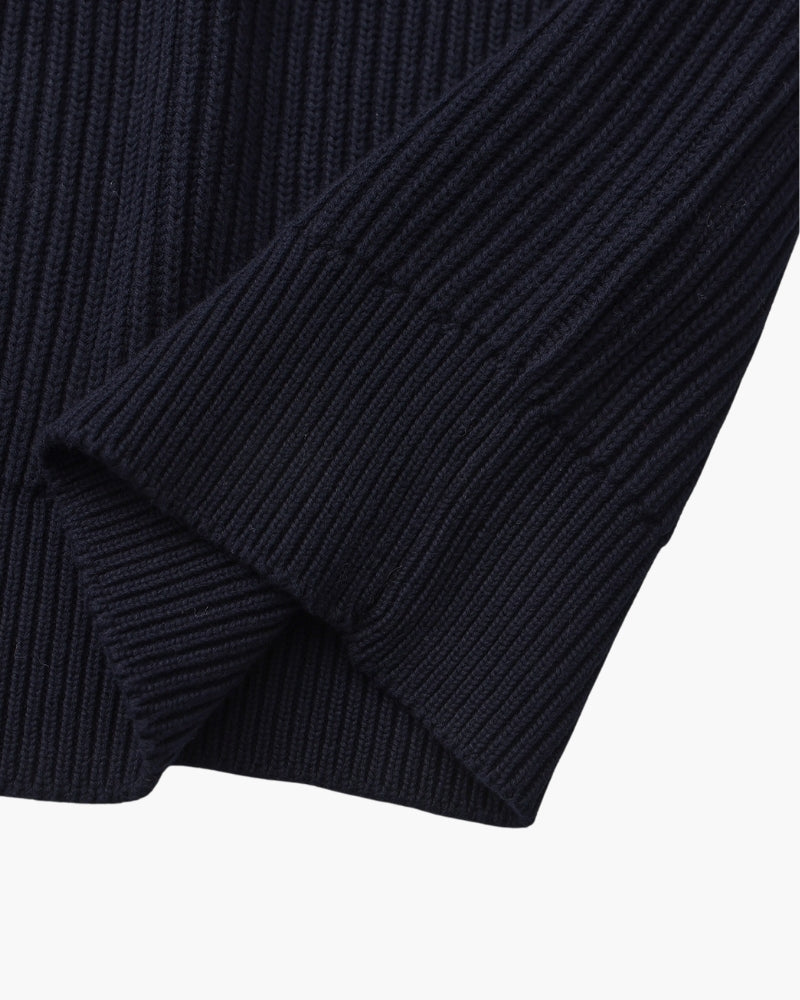 Rib Knit Crewneck - Iron & Oak