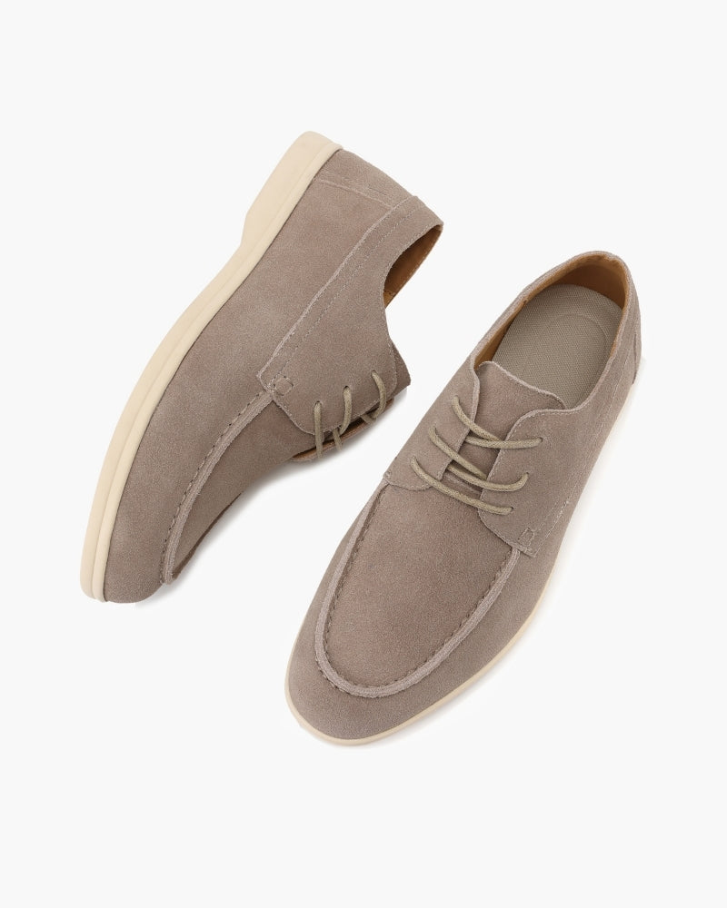 Premium Suede Lace Shoes - Iron & Oak