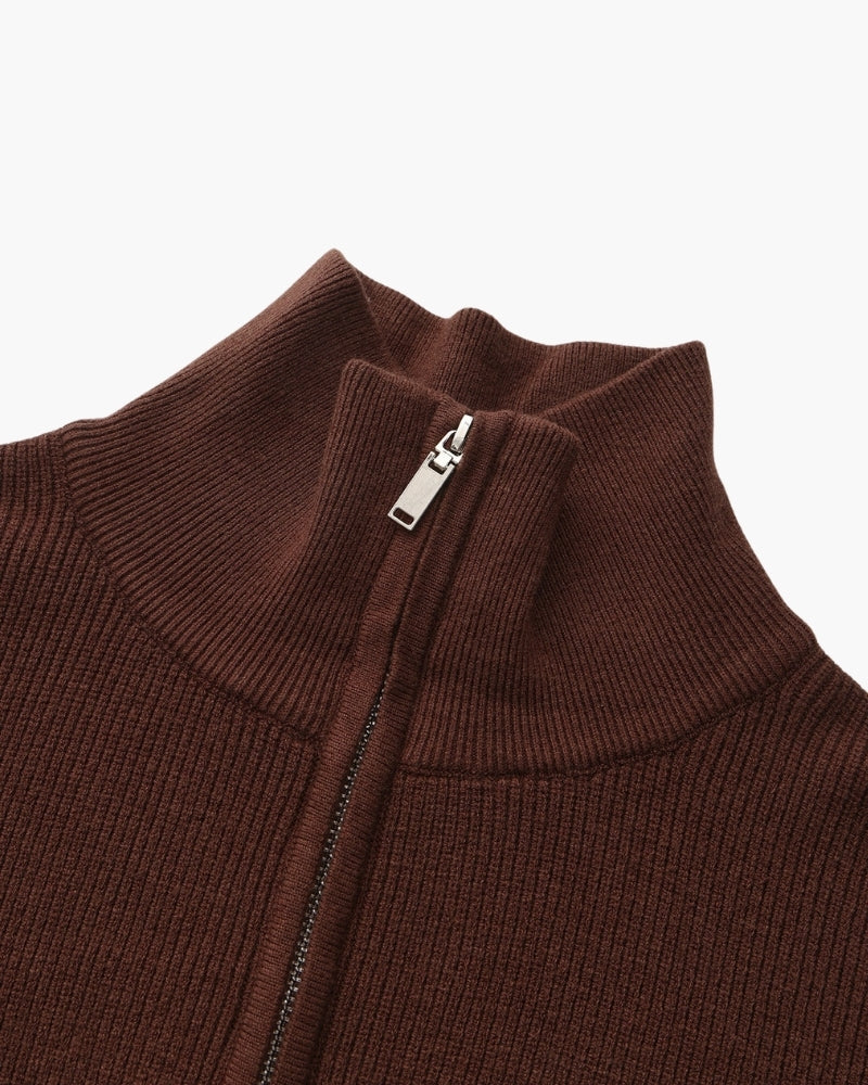 Refined Half-Zip Knit Pullover - Iron & Oak