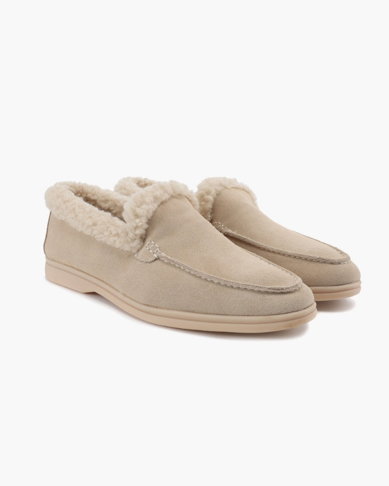 Fur-Lined Premium Loafers - Iron & Oak