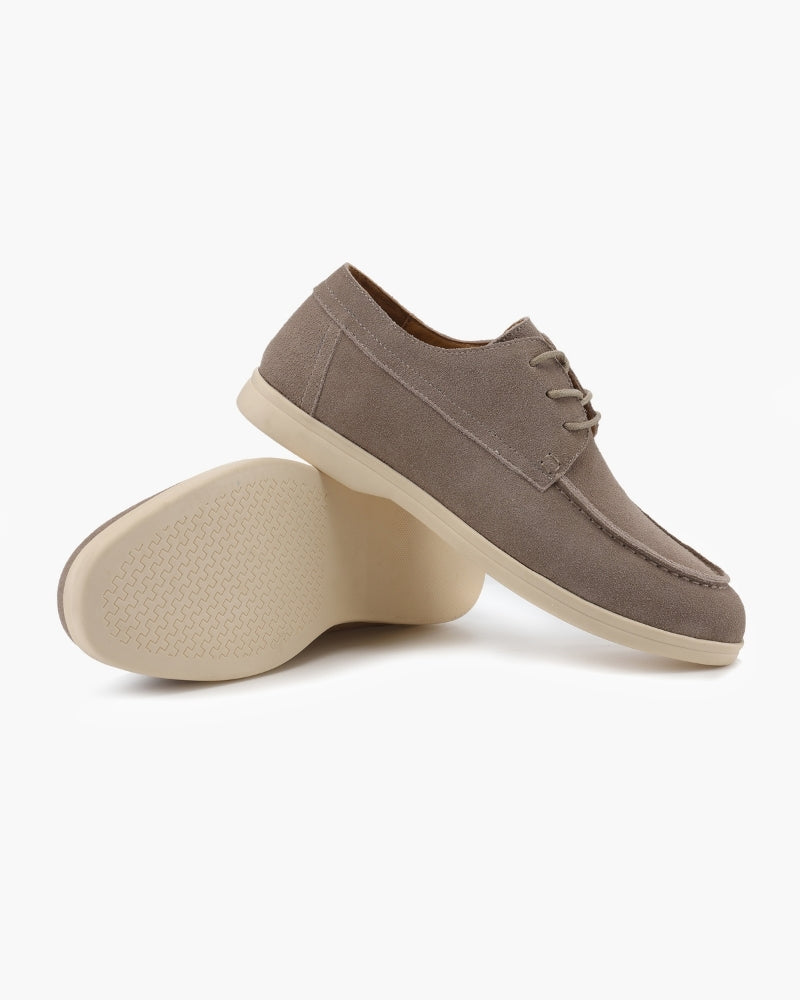 Premium Suede Lace Shoes - Iron & Oak