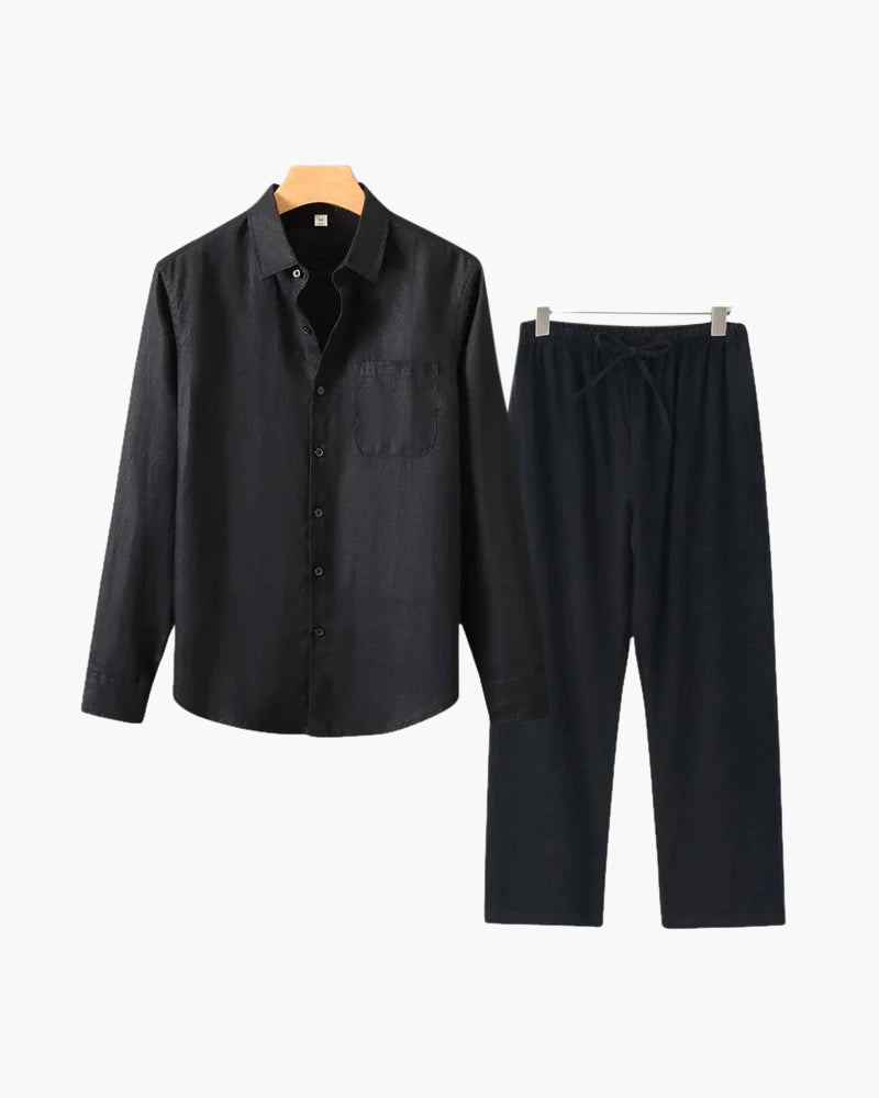 Linen Combo (Longsleeve) - Iron & Oak