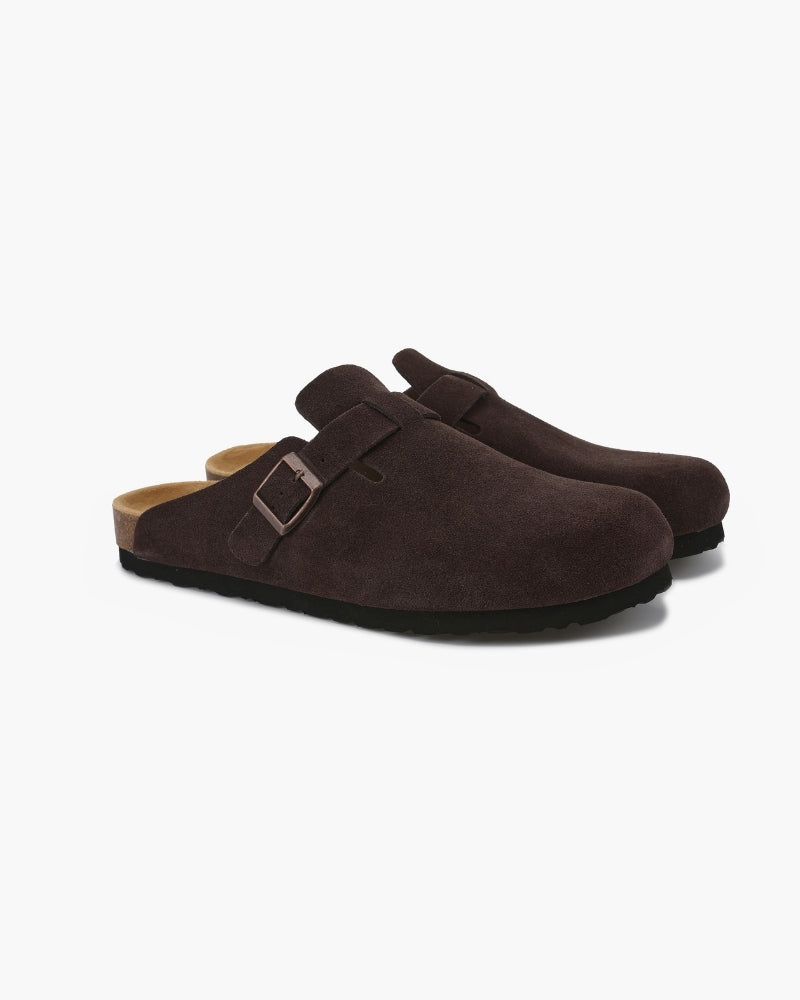 Suede Clogs - Iron & Oak