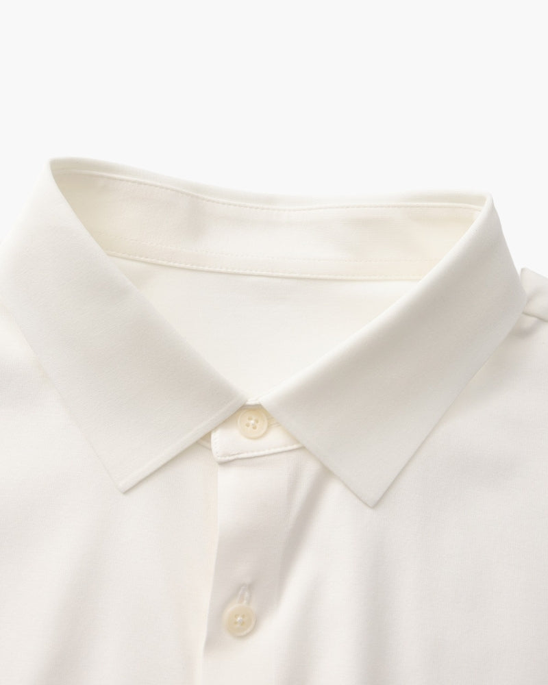 Tailored Cotton Flex Shirt - Iron & Oak