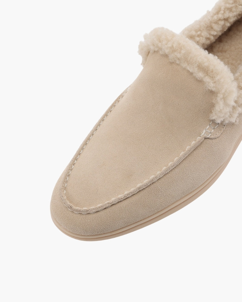Fur-Lined Premium Loafers - Iron & Oak
