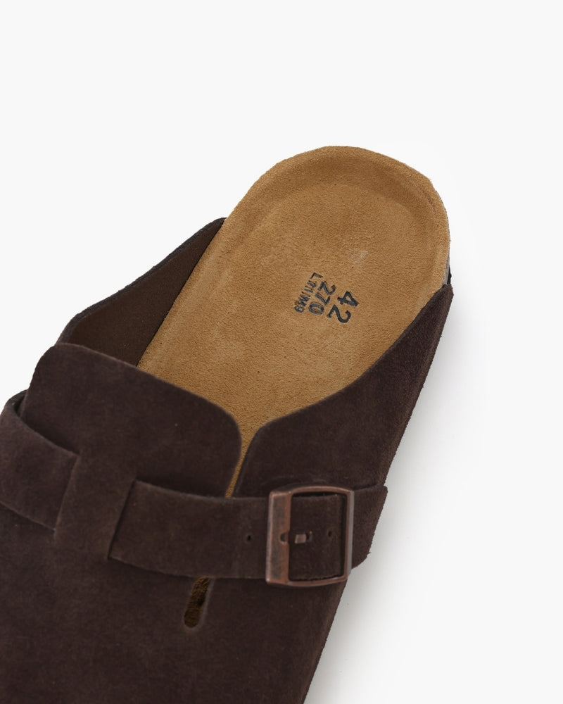 Suede Clogs - Iron & Oak