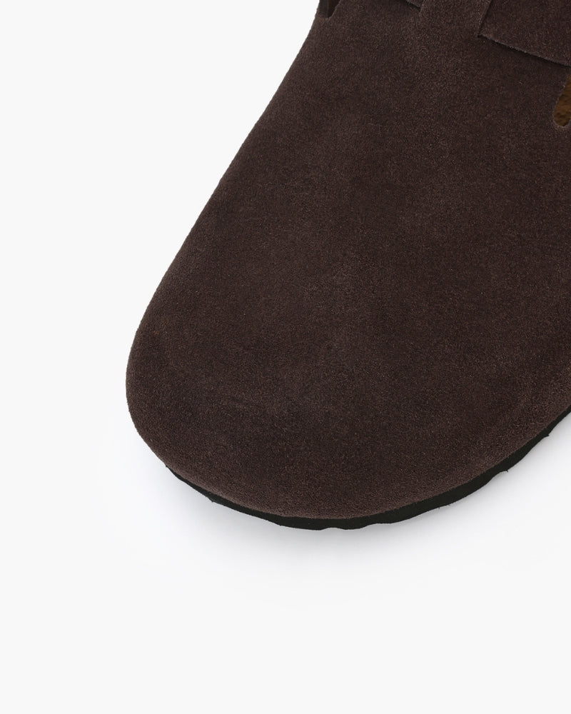 Suede Clogs - Iron & Oak