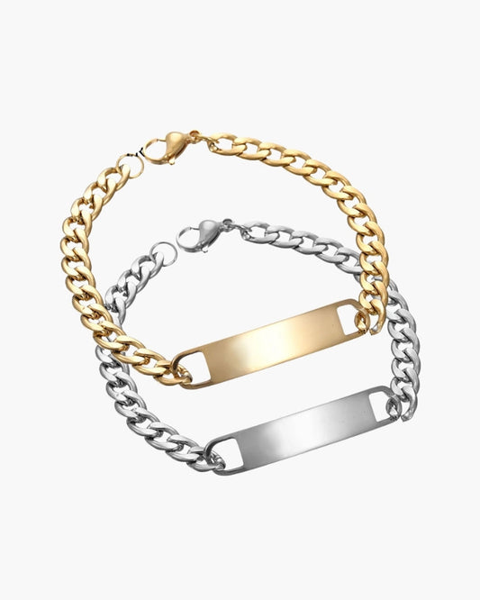 Signature Chain Bracelet - Iron & Oak