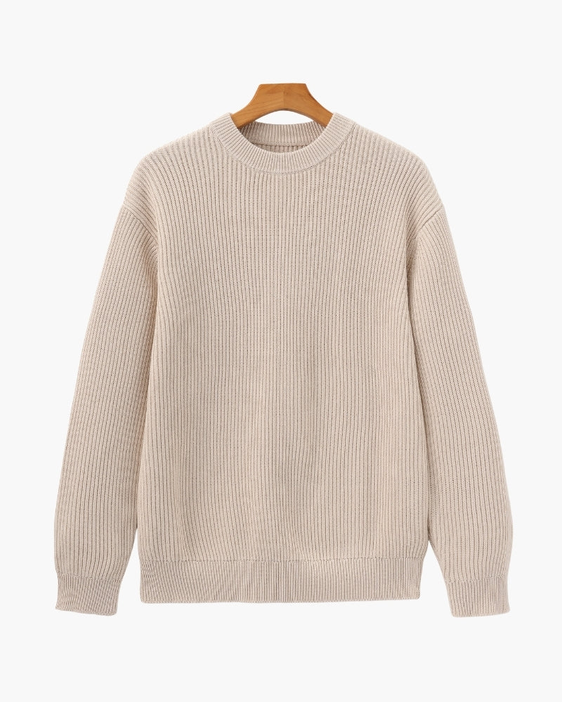 Rib Knit Crewneck - Iron & Oak