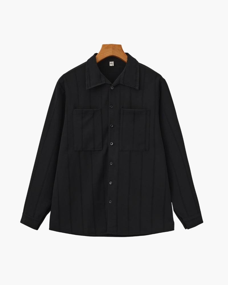 ST Tropez Ribbed Shirt - Iron & Oak