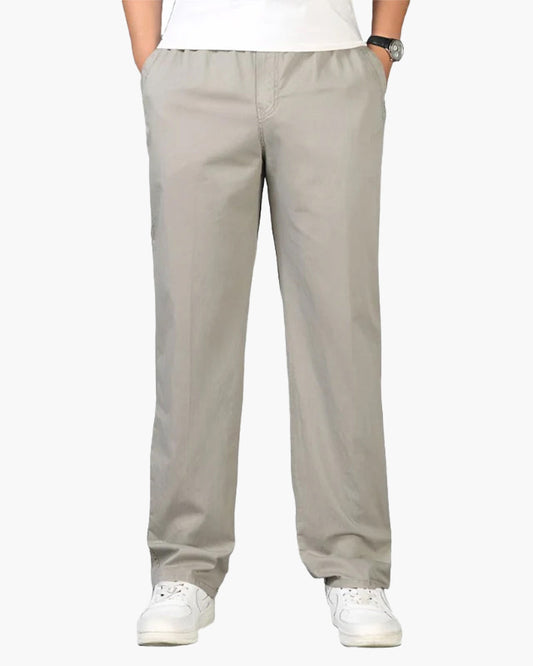Capri Cotton Pantalon - Iron & Oak