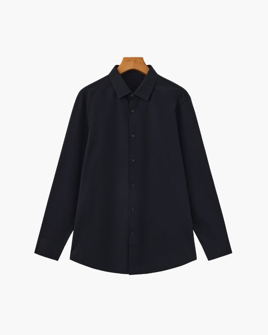 Tailored Cotton Flex Shirt - Iron & Oak