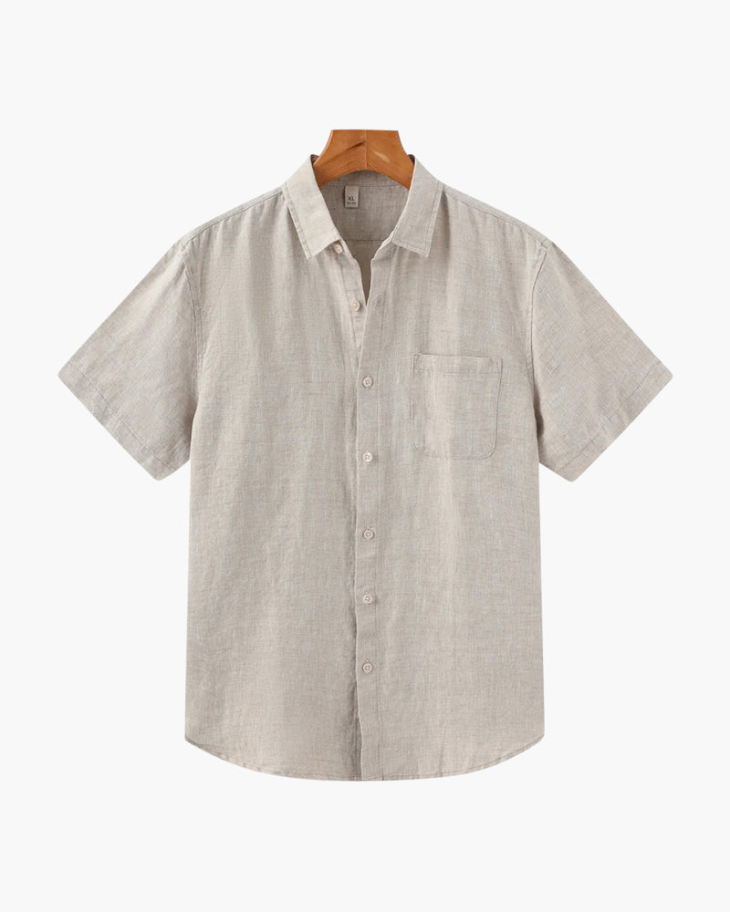Cape Town - Linen Shirt (Shortsleeve) - Iron & Oak