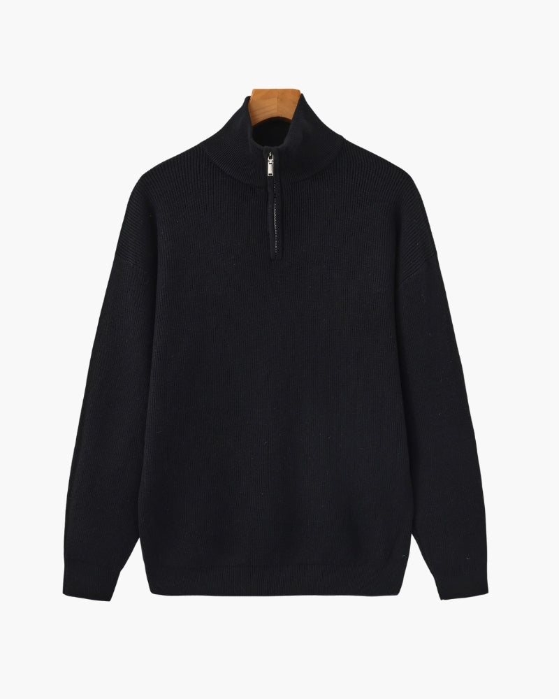 Refined Half-Zip Knit Pullover - Iron & Oak