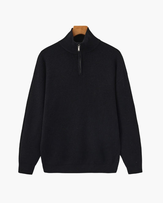 Refined Half-Zip Knit Pullover - Iron & Oak