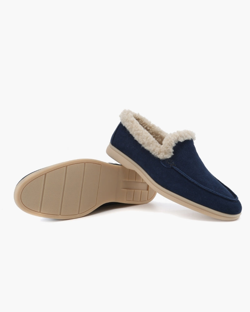 Fur-Lined Premium Loafers - Iron & Oak